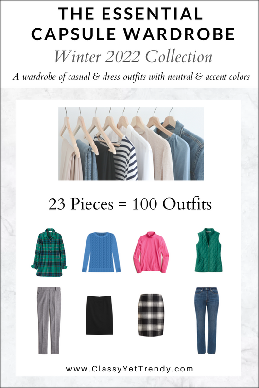 The Everyday Casual Capsule Wardrobe - Winter 2023 Collection –  ClassyYetTrendy