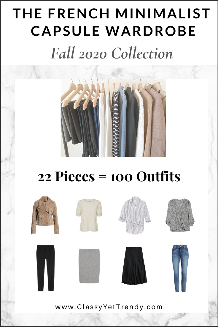 The French Minimalist Capsule Wardrobe - Fall 2020 Collection
