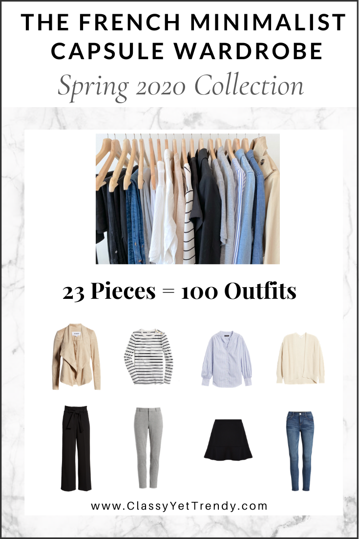 The French Minimalist Capsule Wardrobe – Spring 2020 Collection