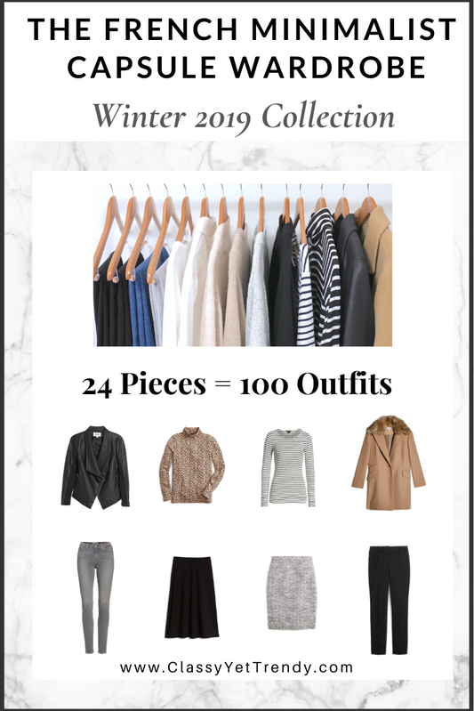 The French Minimalist Capsule Wardrobe - Winter 2019 Collection
