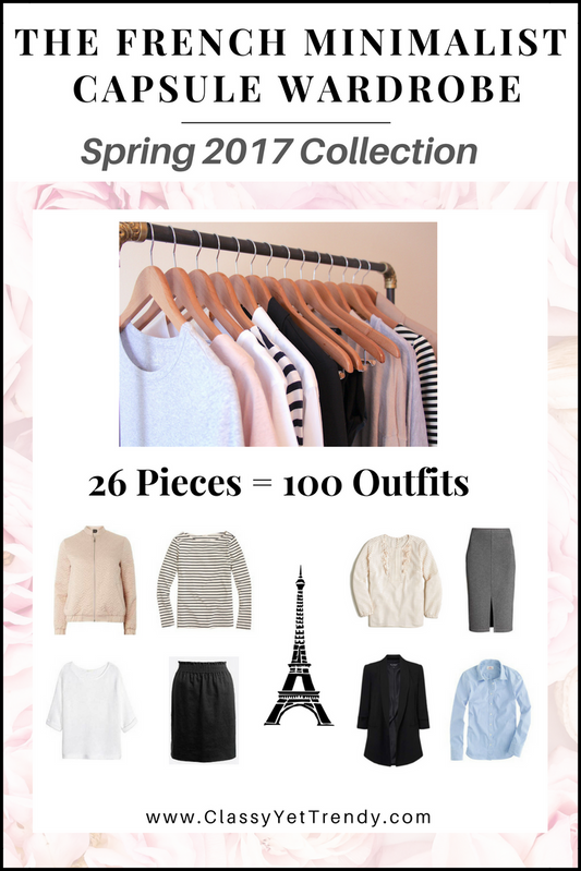 The French Minimalist Capsule Wardrobe – Spring 2017 Collection