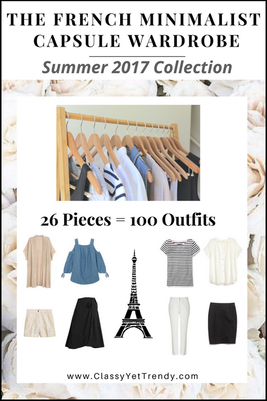 The French Minimalist Capsule Wardrobe – Summer 2017 Collection
