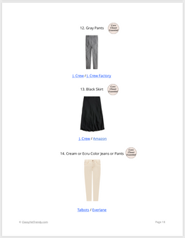 The French Minimalist Capsule Wardrobe - Fall 2022 Collection ...