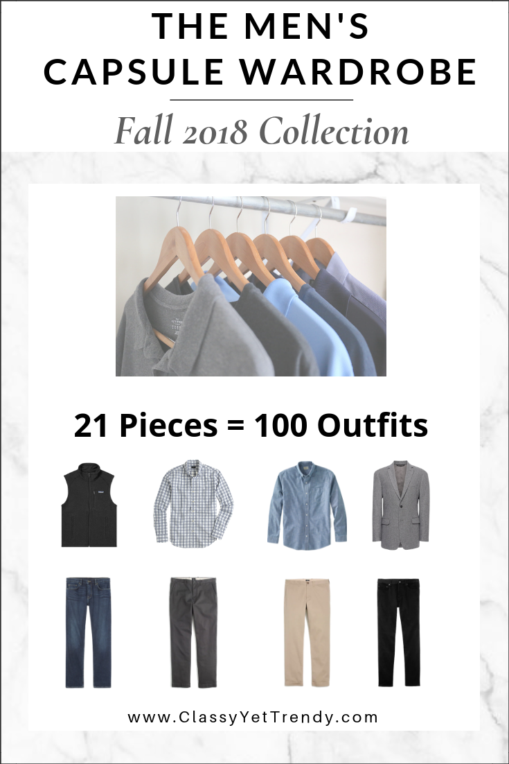 The Mens Capsule Wardrobe - Fall 2018 Collection