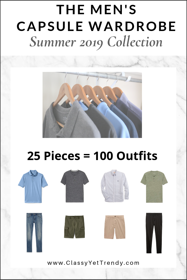 The Men\'s Capsule Wardrobe - Summer 2019 Collection