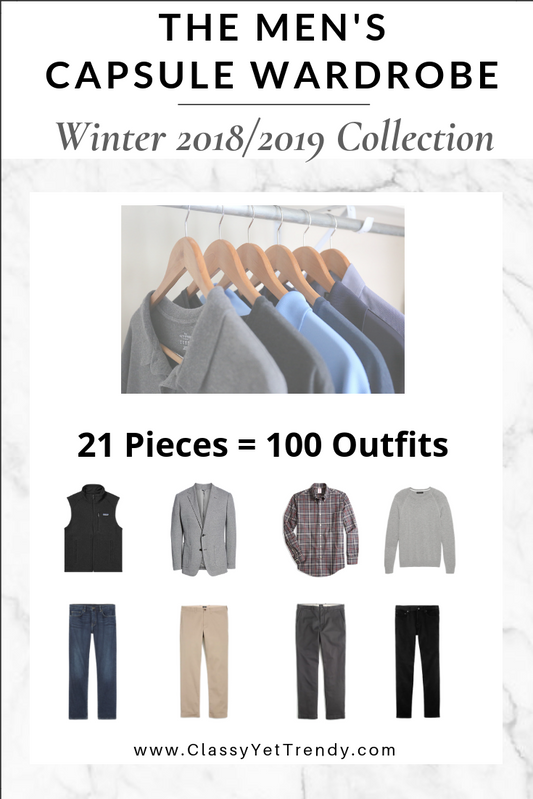 The Mens Capsule Wardrobe - Winter 2018-2019 Collection