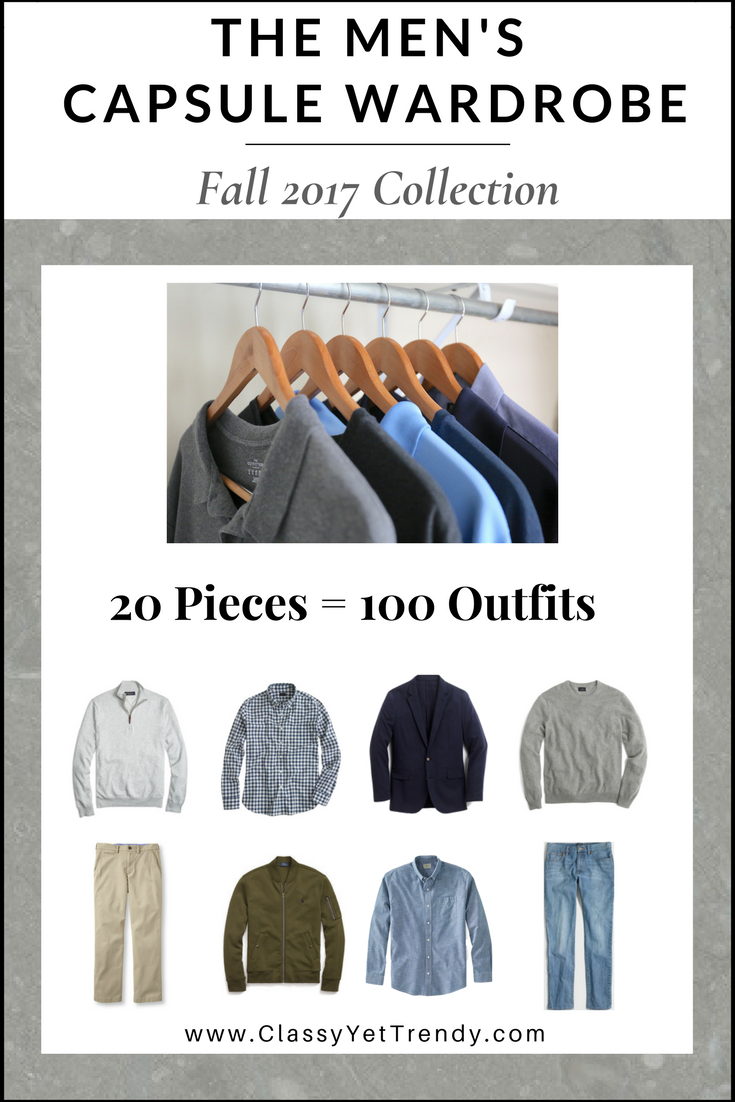 The Mens Capsule Wardrobe: Fall 2017 Collection