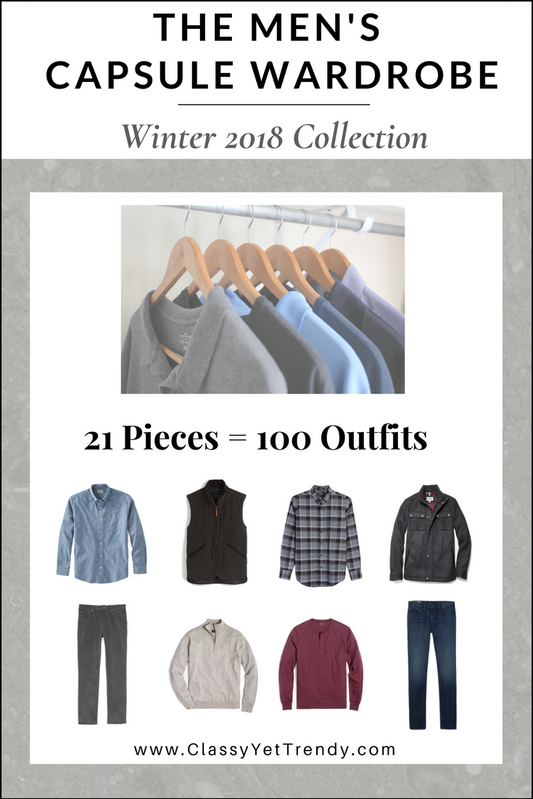The Mens Capsule Wardrobe: Winter 2018 Collection