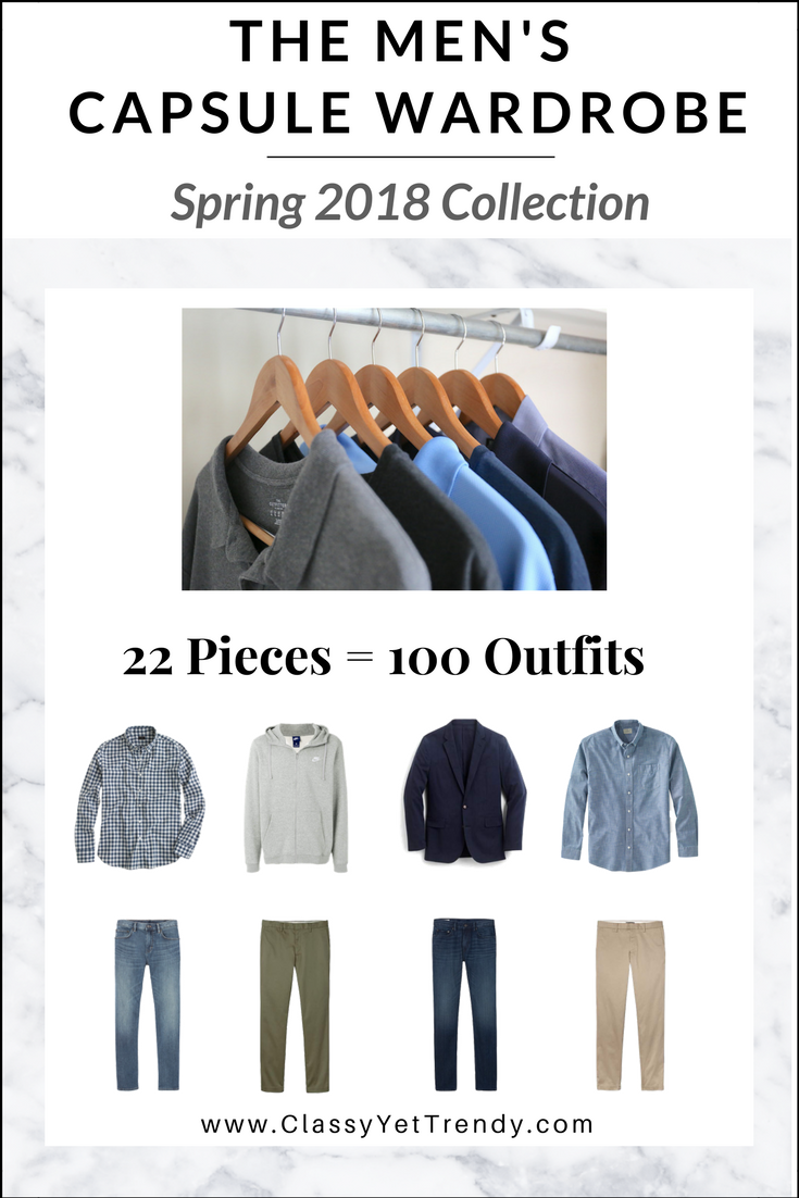 The Mens Capsule Wardrobe: Spring 2018 Collection