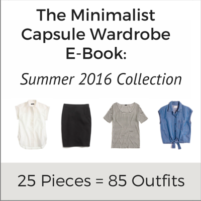 The Minimalist Capsule Wardrobe E-Book: Summer 2016 Collection
