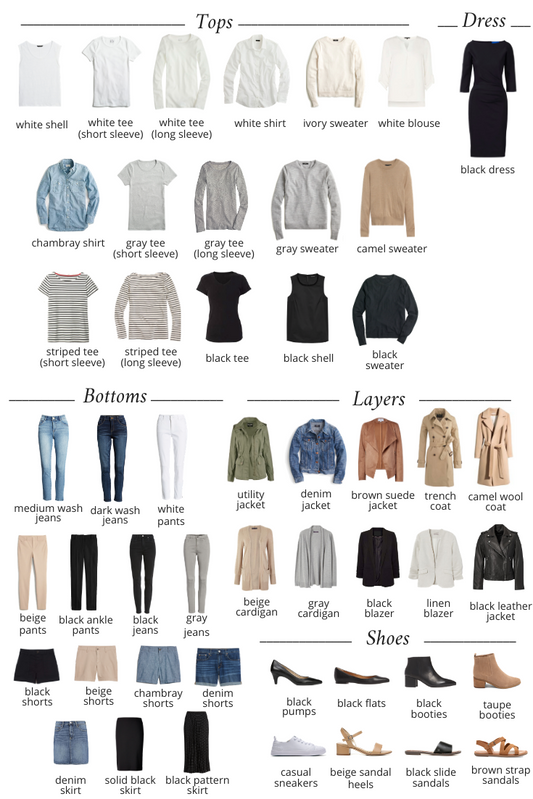 Simplified Style - Dressy and Casual Year-Round Capsule Wardrobe