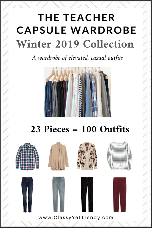 The Teacher Capsule Wardrobe – Winter 2019 Collection
