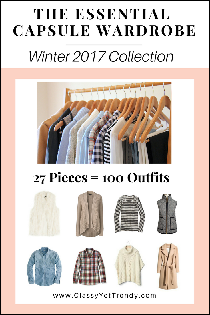 The Essential Capsule Wardrobe - Winter 2017 Collection