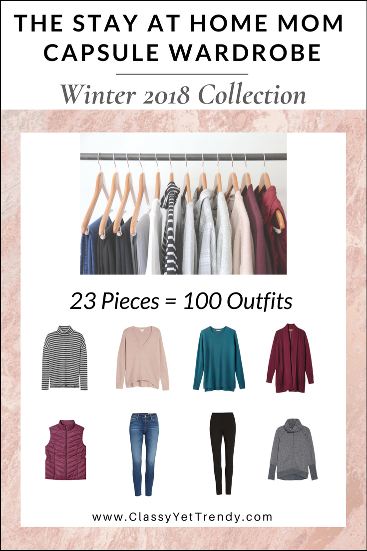 The Stay At Home Mom Capsule Wardrobe: Winter 2018 Collection
