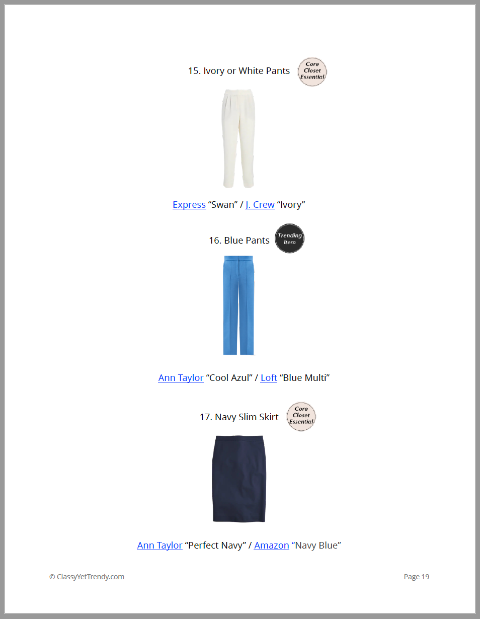 The Workwear Capsule Wardrobe - Spring 2023 Collection – ClassyYetTrendy