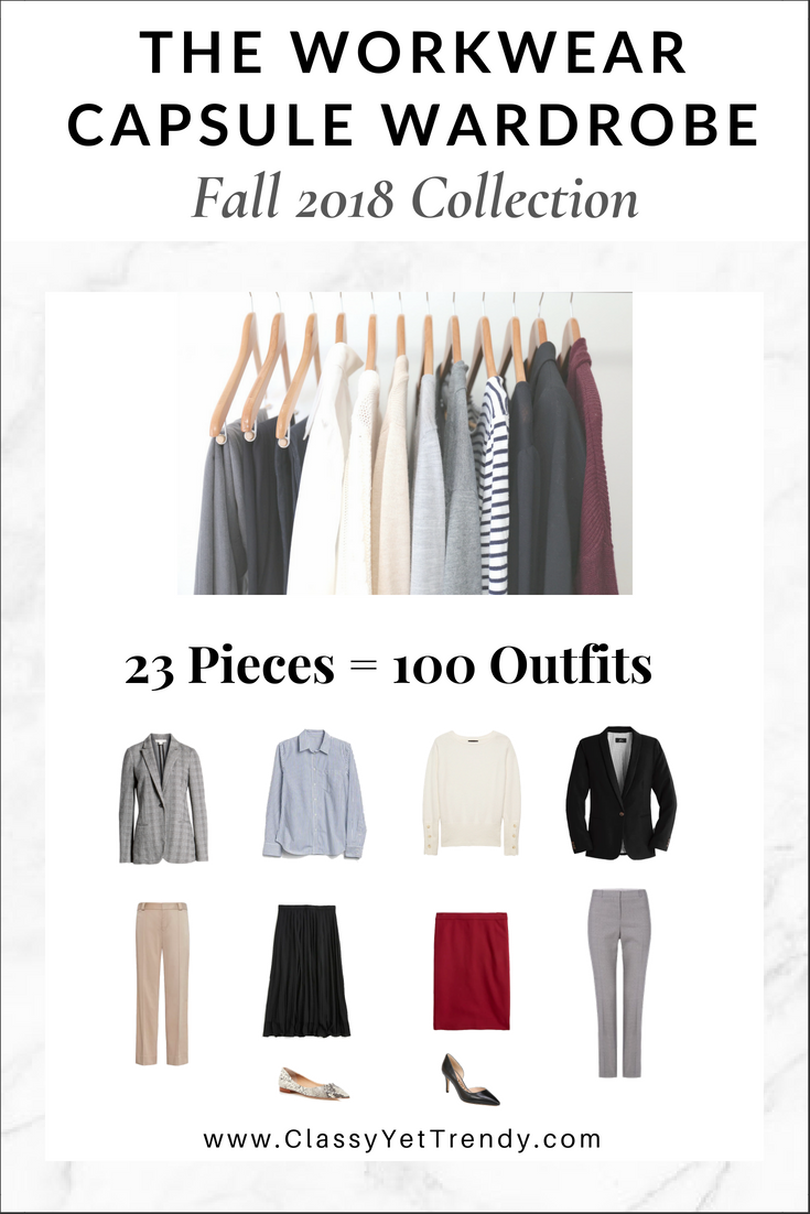 The Workwear Capsule Wardrobe - Fall 2018 Collection